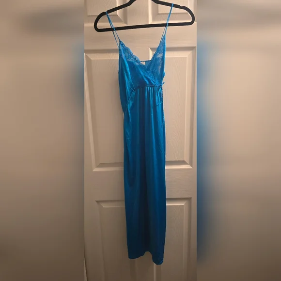 Vintage Gilead dress lingerie and robe, blue. Size xs-s - Picture 11 of 14